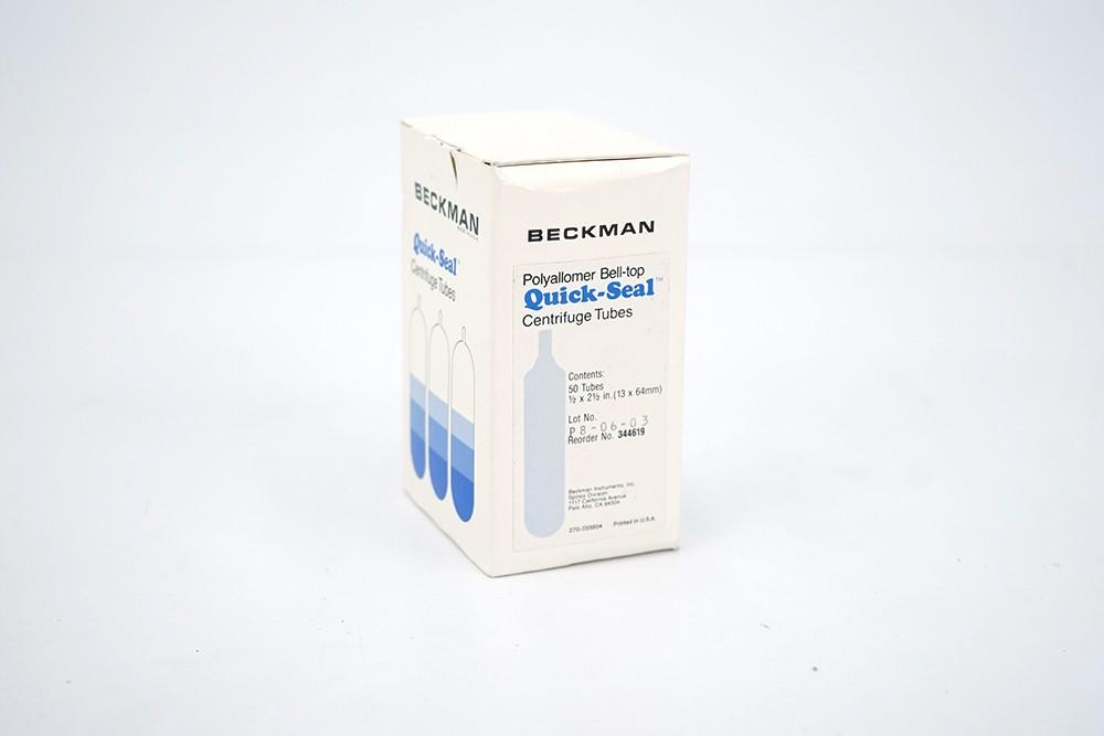 Beckman Coulter 344619 6 mL Quick-Seal Bell-Top Polypropylene Ultracentrifuge Tubes, 13 × 64 mm, Pack of 50