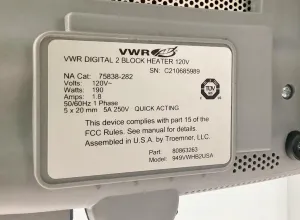 VWR Digital Heatblock Mini Incubator with Precise Temperature Control, 10 of 11