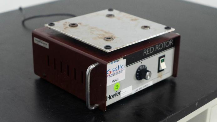 Hoeffer Scientific Red Rotor Platform Shaker for Laboratory Use-cover