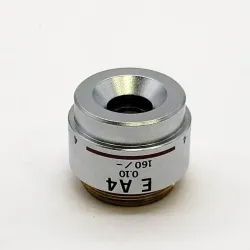 Olympus Microscope Objective Lens E A4 4x 160/-, 2 of 2