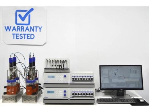 Eppendorf DASGIP Parallel Bioreactor System ver 5.0 for Cell Culture with 4 Vessels and Integrated Gas Mixing, pH/DO, and Temperature Control-cover