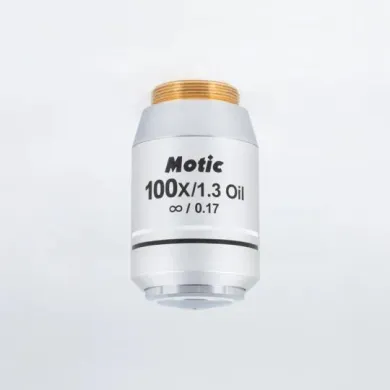 MOTIC CCIS Plan Fluorite Infinity-Corrected 100X/1.30 Oil-Immersion Microscope Objective