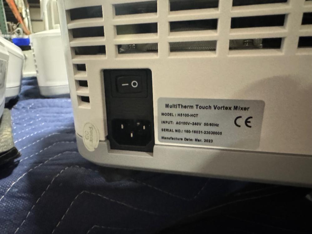 Benchmark H5100-HCT Multi-Therm Touch Vortex Mixer with Temperature Control
