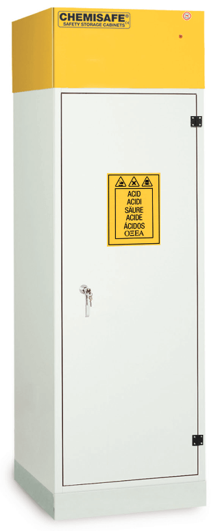 CS60 PVC CHEMISAFE Chemical Safety Cabinet with PVC Construction and Modular Compartments