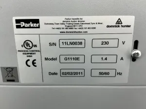 Parker G1110E Nitrogen Gas Generator for Laboratory Use, 4 of 4