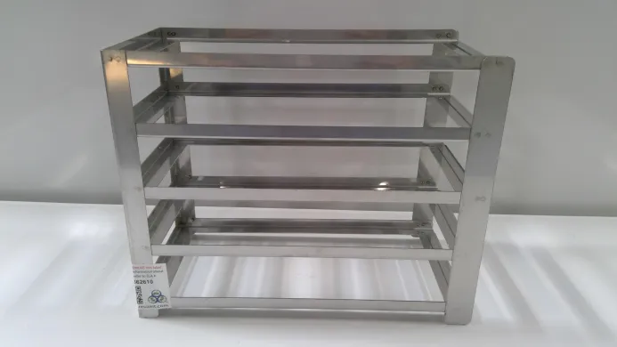 Thermo GT4000702 Stainless Steel Cryo Rack with 4 Vertical Slots for Laboratory Cryogenic Storage