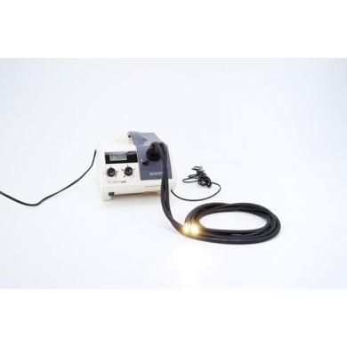 Schott KL1500 LCD Cold Light Source with Zeiss Leica Duplex Fiber Optic Guide-cover