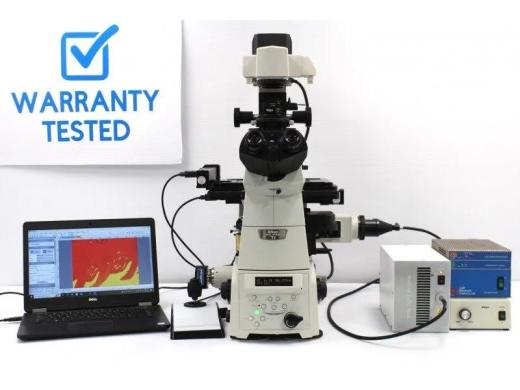 Nikon Eclipse TI-E PFS Inverted LED Fluorescence DIC Motorized Microscope with Motorized Stage-cover