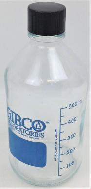 Wheaton (Gibco BRL) 219759 Graduated Media Bottle with Screw Cap - 500mL-cover
