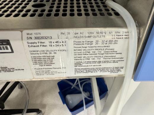 Thermo 1300 Series A2 Model 1375 4-Foot Class II Type A2 BioSafety Cabinet-cover