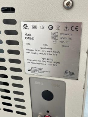Leica CM1950 Cryostat-cover