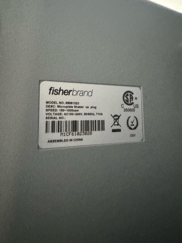 Fisherbrand Microplate Shaker for Laboratory Microplate Mixing and Agitation