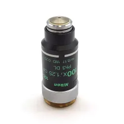Nikon 100x 1.25 Oil Phase Contrast Microscope Objective Ph3 DL, 2 of 3