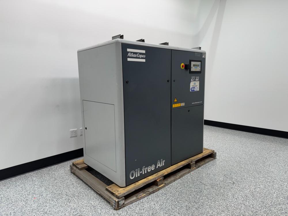 Atlas Copco ZT22 Oil-Free Rotary Screw Industrial Air Compressor