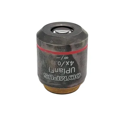 Olympus UPlanFl 4x Plan Fluorite Microscope Objective Lens