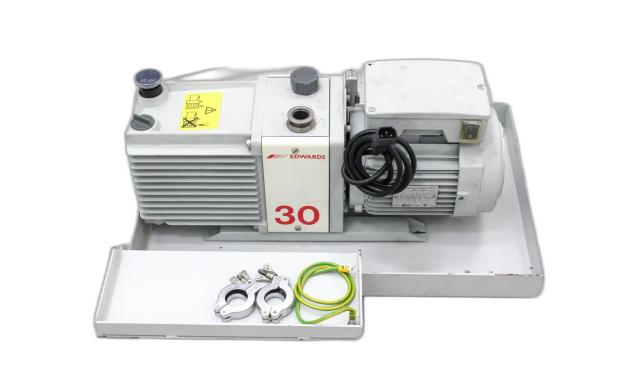 Edwards E2M30 Industrial Rotary Vane Vacuum Pump 220-240V, 50/60Hz, 0.007 mbar Ultimate Pressure-cover