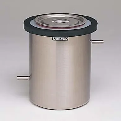 Labconco 7538000 SecondaryVacuum Trap, 2L, 9-3/4" h x 7-7/8" dia. with 3/4" connection