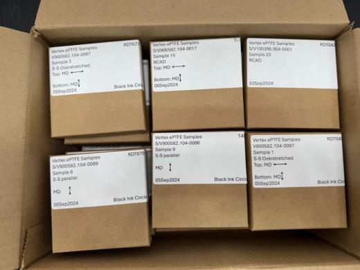 Vertex ePTFE Samples Quantity 24-cover