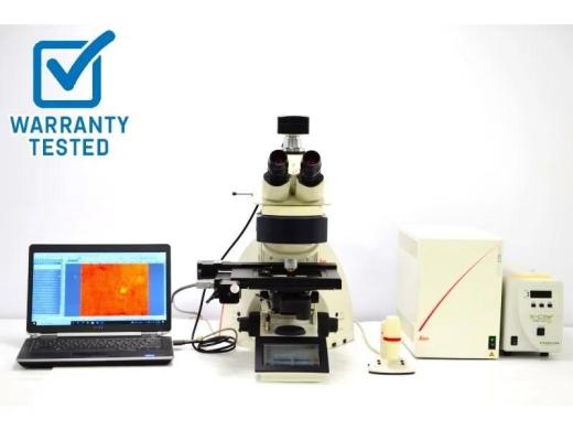 Leica DM6000 Upright Fluorescence Motorized Microscope with Motorized XY Stage-cover