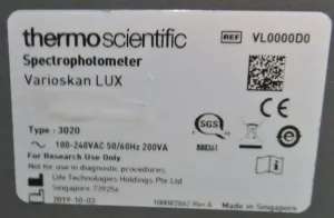 Thermo Scientific Varioskan LUX Multimode Microplate Reader for Absorbance & Fluorescence Assays, 15 of 15