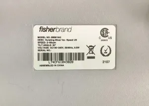 Fisherbrand Nutating Mixer with Fixed 20° Tilt – Variable and Fixed Speed Options, 8 of 9