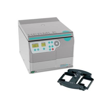 Hermle Z307 Centrifuge Microplate Bundle w/ 2 x 3 Microplate Rotor-cover