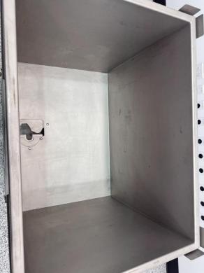 Sartorius Stedim Palletank 200L Stainless Steel Stackable Storage Tank with Casters-cover