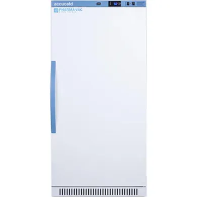 Accucold ARS8ML Upright Laboratory Refrigerator 8 Cu.Ft. Solid Door with Antimicrobial Handle