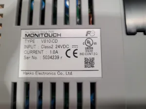 Hakko Electronics Monitouch V810iCD Industrial HMI Screen, 4 of 4