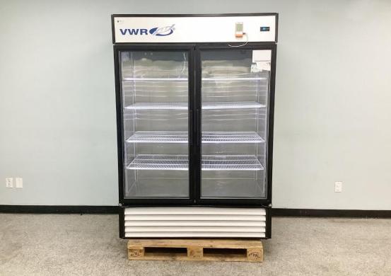 Dual Glass Door Laboratory Refrigerator 49 Cu ft with Adjustable Shelving and R290 Refrigerant-cover
