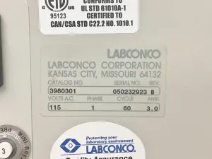 Labconco Purifier 3′ Class I Safety Enclosure with HEPA Vertical Laminar Airflow, 12 of 12