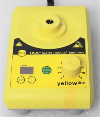 IKA Ultra Turrax Tube Drive Yellow Line UT TD S1 Laboratory Homogenizer 300-6000 RPM