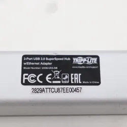Tripp Lite U336-U03-GB USB 3.0 to Gigabit Ethernet NIC Network Adapter with 3 USB Ports, 5 of 5
