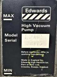 Edwards E2M2 Dual Stage Rotary Vane Vacuum Pump, 2 CFM, 5 of 18