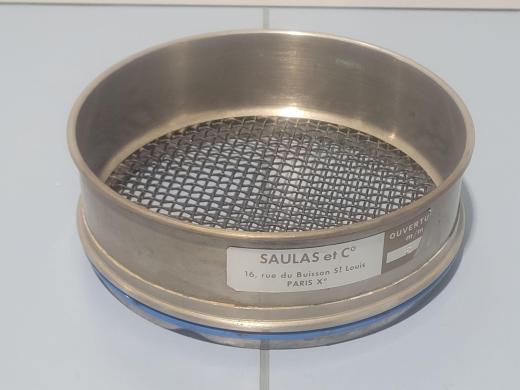 SAULAS 200x50mm - 5mm Stainless Steel Test Sieve-cover