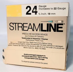 Menlo Care StreamLine Urinary Catheters, Box of 25, 6 of 12