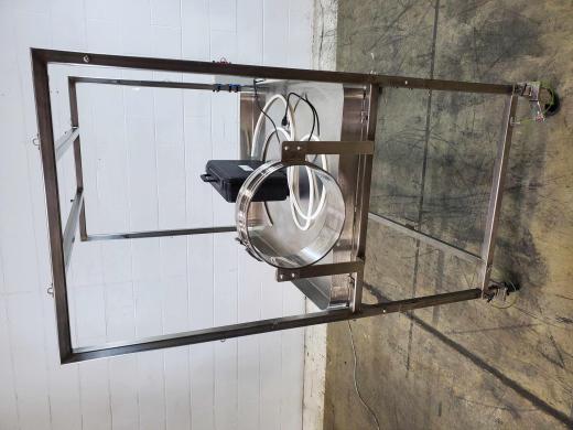 ILC Dover IPI001 Frame Glove Box Containment Unit, Power Tested, Includes Parts-cover