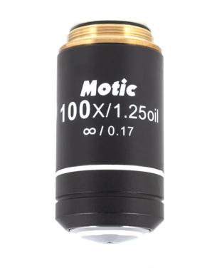 MOTIC EC Plan Achromat 100X/1.25 Oil Immersion Objective Lens (WD=0.15mm)-cover