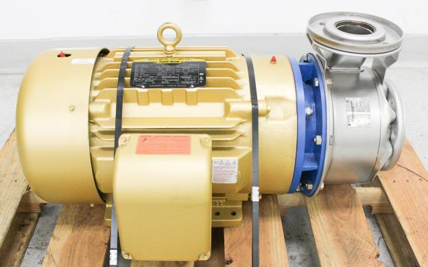 Baldor Reliance Super-E Motor EJMM4108T with Goulds e-SH End Suction Centrifugal Pump 03SH08K6-cover