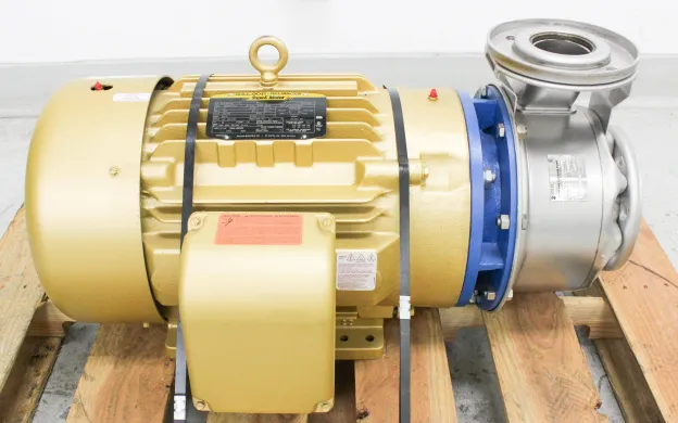 Baldor Reliance Super-E Motor EJMM4108T with Goulds e-SH End Suction Centrifugal Pump 03SH08K6