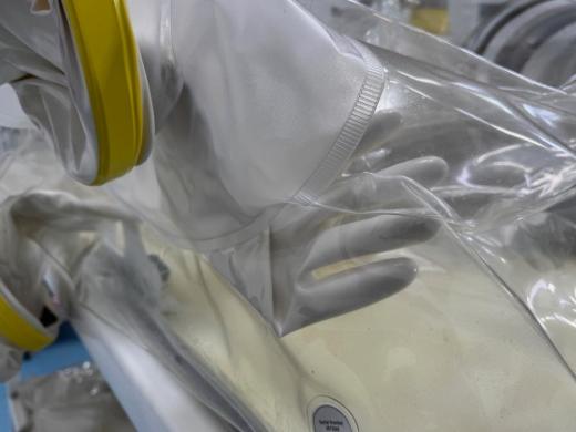 CBC Clean Quad Flexible Glove Isolator with Mobile Two-Tier Frame-cover