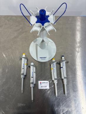 Eppendorf Research Plus x4 Manual Single-Channel Adjustable Volume Pipette Set-cover
