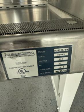 The Baker Company SterilGARD III Advance 6' Class II Type A2 Biosafety Cabinet-cover