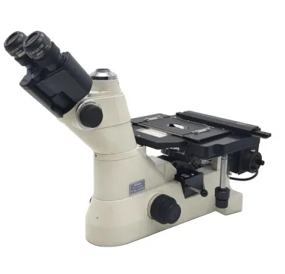 Nikon TS100 Metallurgical Microscope with 5x-100x Objectives and Trinocular Head