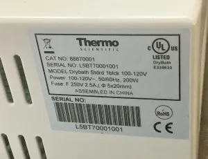 Thermo Fisher Heat Block – Digital Dry Bath Incubator with PID Temperature Control, 11 of 11