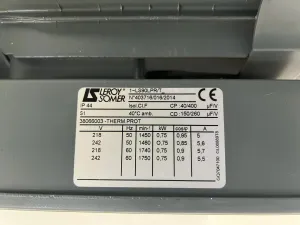 Leybold Trivac D16B LS90LPR/T Rotary Vane Vacuum Pump, 7 of 12