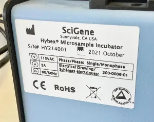 SciGene Hybex Microsample Incubator with Digital PID Control and Heated Lid, 9 of 9
