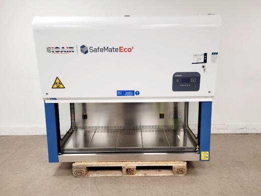 BioAir Safemate ECO+ 1.5BS Class II Microbiological Safety Cabinet with Stand-cover