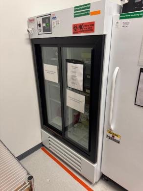 Thermo Scientific MR38PA-GAEE-TS Double Door Laboratory Refrigerator with Glass Front-cover