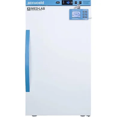 Accucold ARS3MLDL2B 3 Cu.Ft. Counter Height Laboratory Refrigerator with Digital Data Logger